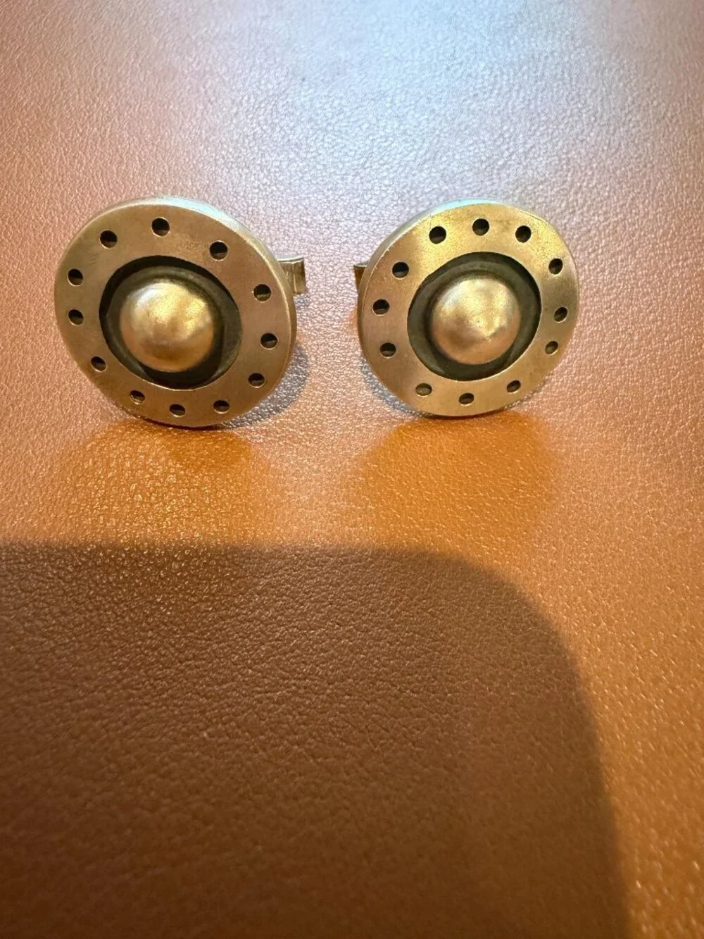 Vintage silver tone cufflinks
